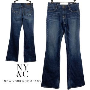 NY & CO Premium Flare Blue Jeans